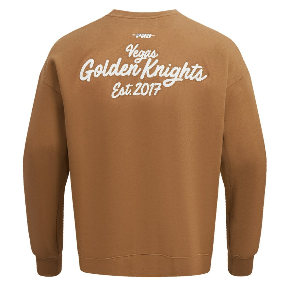 NHL Vegas Golden Knights Pro Standard Paint the City Pullover Sweatshirt - Brown