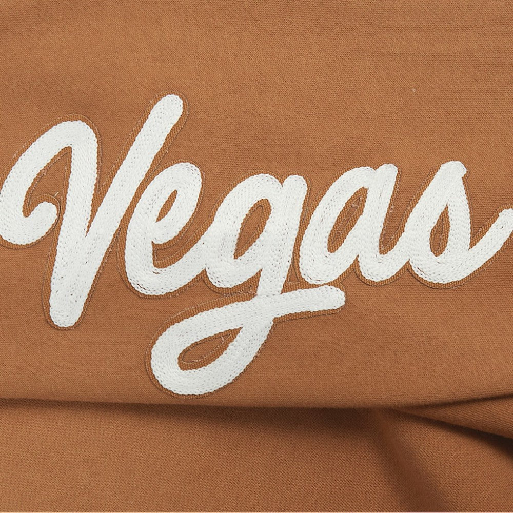 NHL Vegas Golden Knights Pro Standard Paint the City Pullover Sweatshirt - Brown