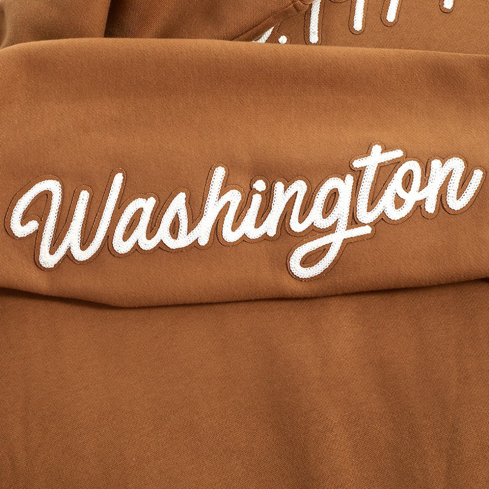 NHL Washington Capitals Pro Standard Paint the City Pullover Sweatshirt - Brown