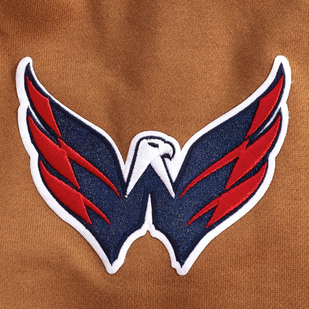 NHL Washington Capitals Pro Standard Paint the City Pullover Sweatshirt - Brown