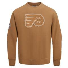 NHL Philadelphia Flyers Pro Standard Paint the City Pullover Sweatshirt - Brown