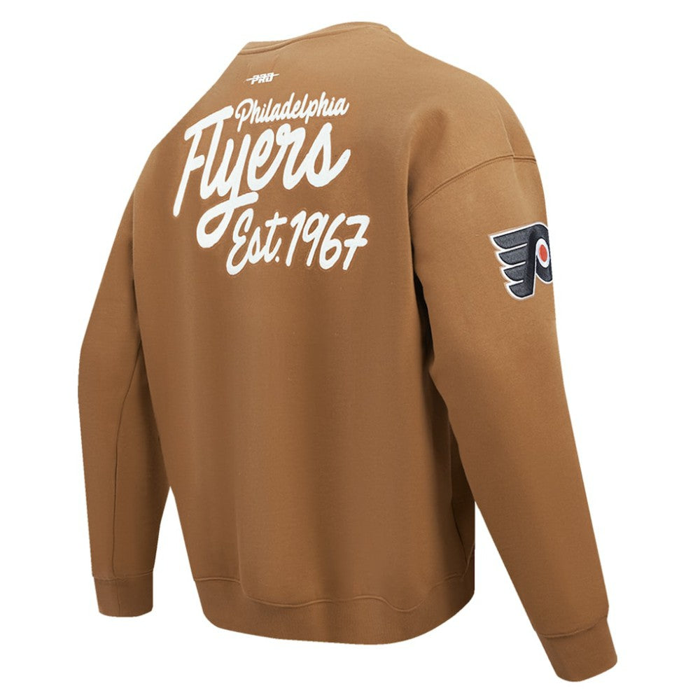 NHL Philadelphia Flyers Pro Standard Paint the City Pullover Sweatshirt - Brown