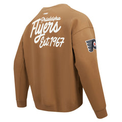 NHL Philadelphia Flyers Pro Standard Paint the City Pullover Sweatshirt - Brown