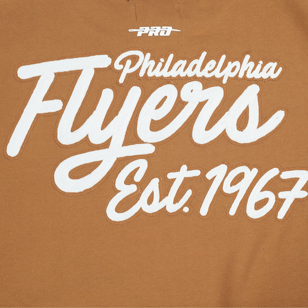 NHL Philadelphia Flyers Pro Standard Paint the City Pullover Sweatshirt - Brown