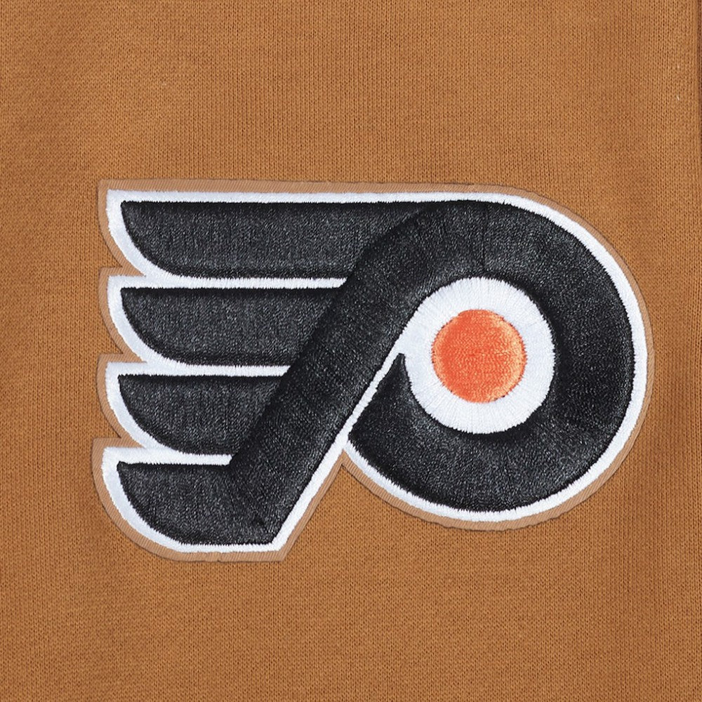 NHL Philadelphia Flyers Pro Standard Paint the City Pullover Sweatshirt - Brown