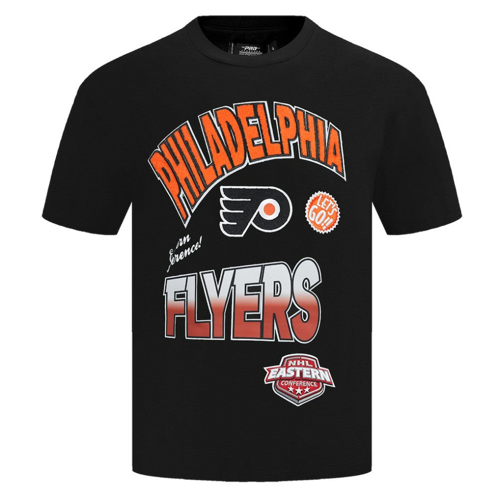 NHL Philadelphia Flyers Pro Standard Turn It Up T-Shirt - Black