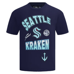 NHL Seattle Kraken Pro Standard Turn It Up T-Shirt - Deep Sea Blue