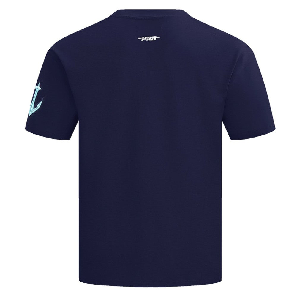 NHL Seattle Kraken Pro Standard Turn It Up T-Shirt - Deep Sea Blue