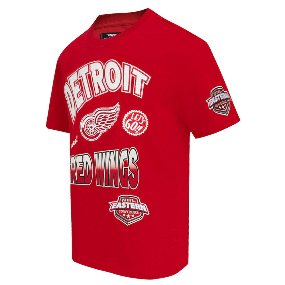 NHL Detroit Red Wings Pro Standard Turn It Up T-Shirt - Red