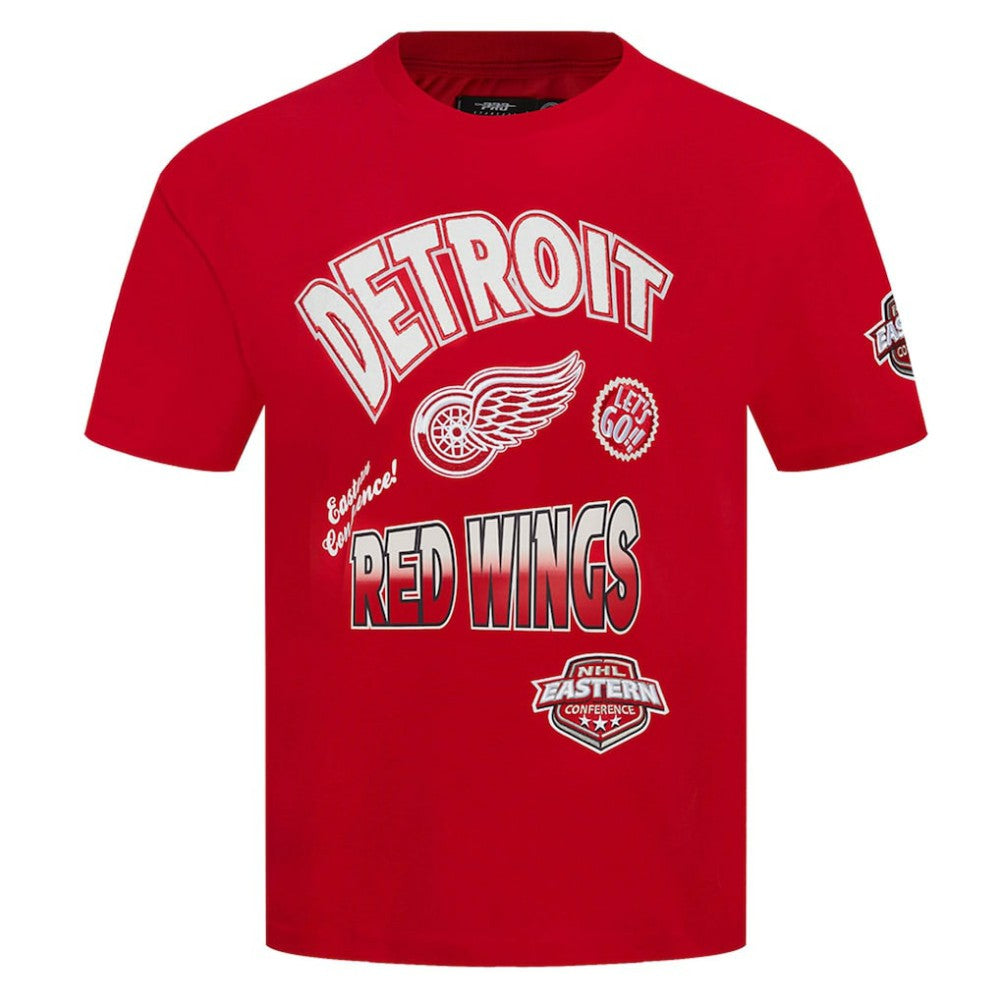 NHL Detroit Red Wings Pro Standard Turn It Up T-Shirt - Red