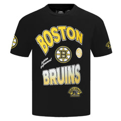 NHL Boston Bruins Pro Standard Turn It Up T-Shirt - Black