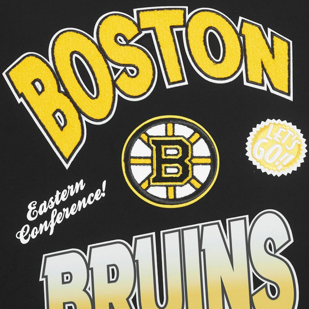 NHL Boston Bruins Pro Standard Turn It Up T-Shirt - Black