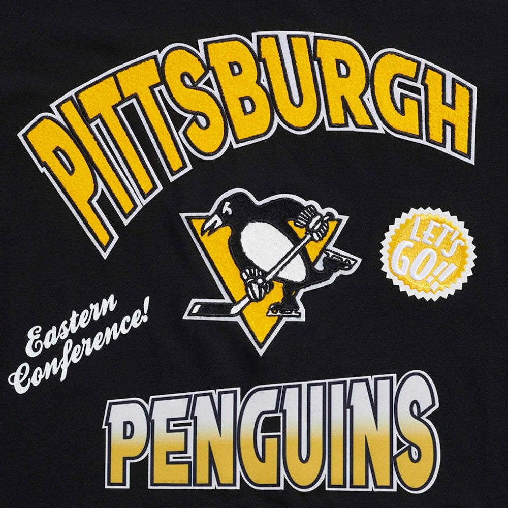 NHL Pittsburgh Penguins Pro Standard Turn It Up T-Shirt - Black
