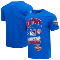 NHL New York Rangers Pro Standard Turn It Up T-Shirt - Blue