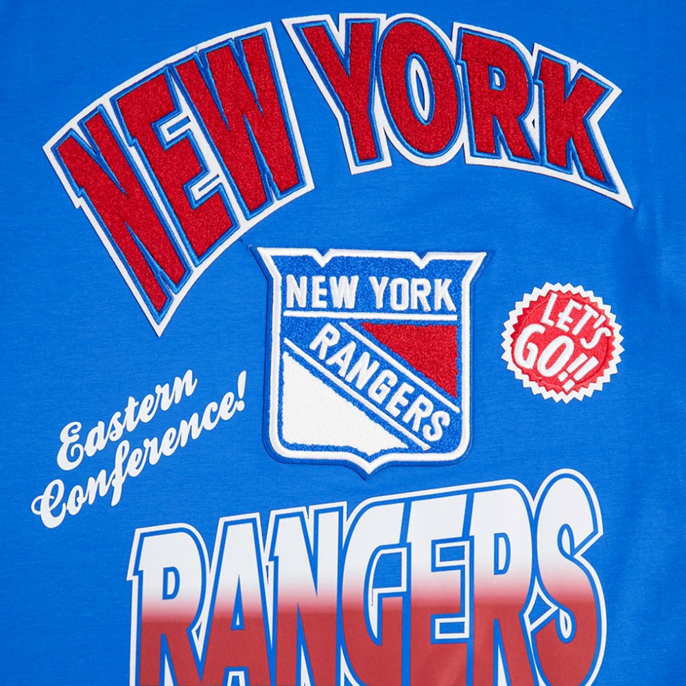 NHL New York Rangers Pro Standard Turn It Up T-Shirt - Blue