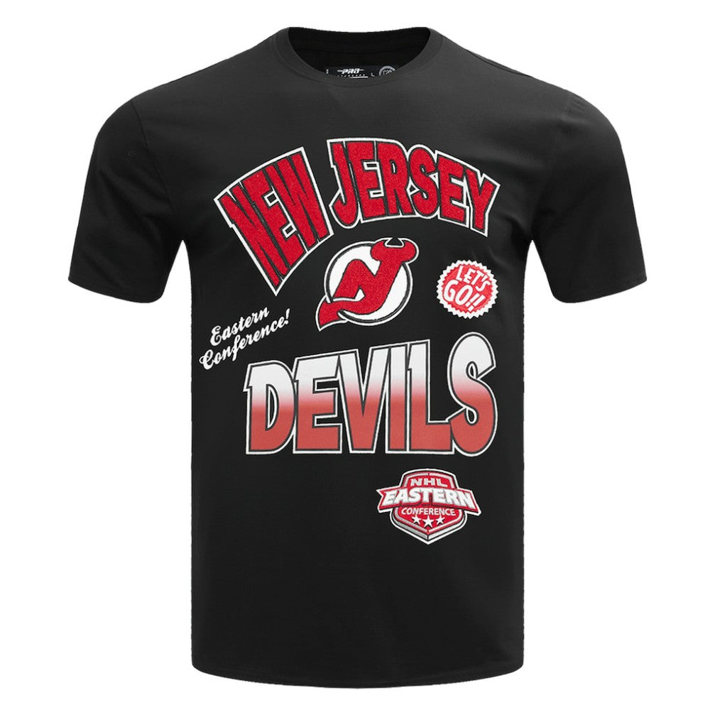 NHL New Jersey Devils Pro Standard Turn It Up T-Shirt - Black