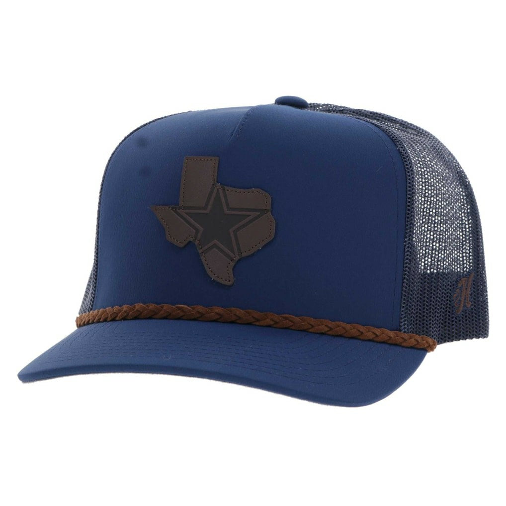 Dallas Cowboys HOOey State Patch Rope Trucker Adjustable Hat Navy