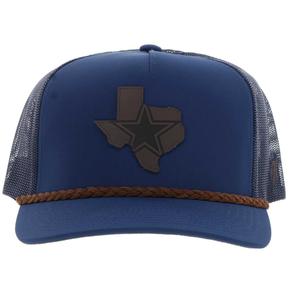 Dallas Cowboys HOOey State Patch Rope Trucker Adjustable Hat Navy