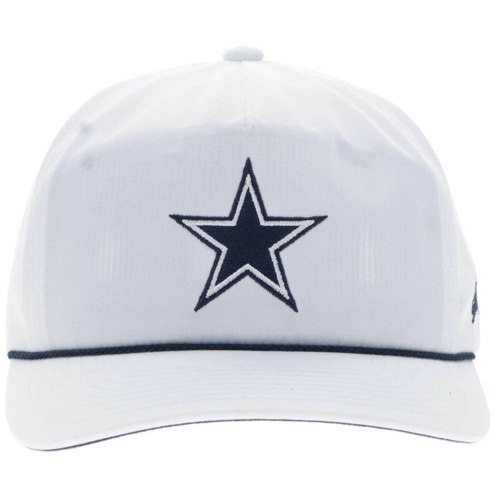 Dallas Cowboys HOOey Star Logo Rope Adjustable Hat White