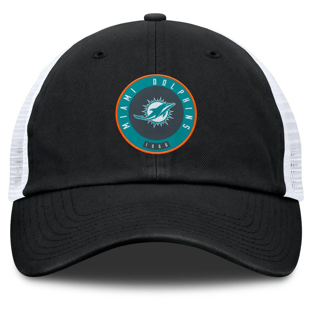 Miami Dolphins Averie Trucker Adjustable Hat Black
