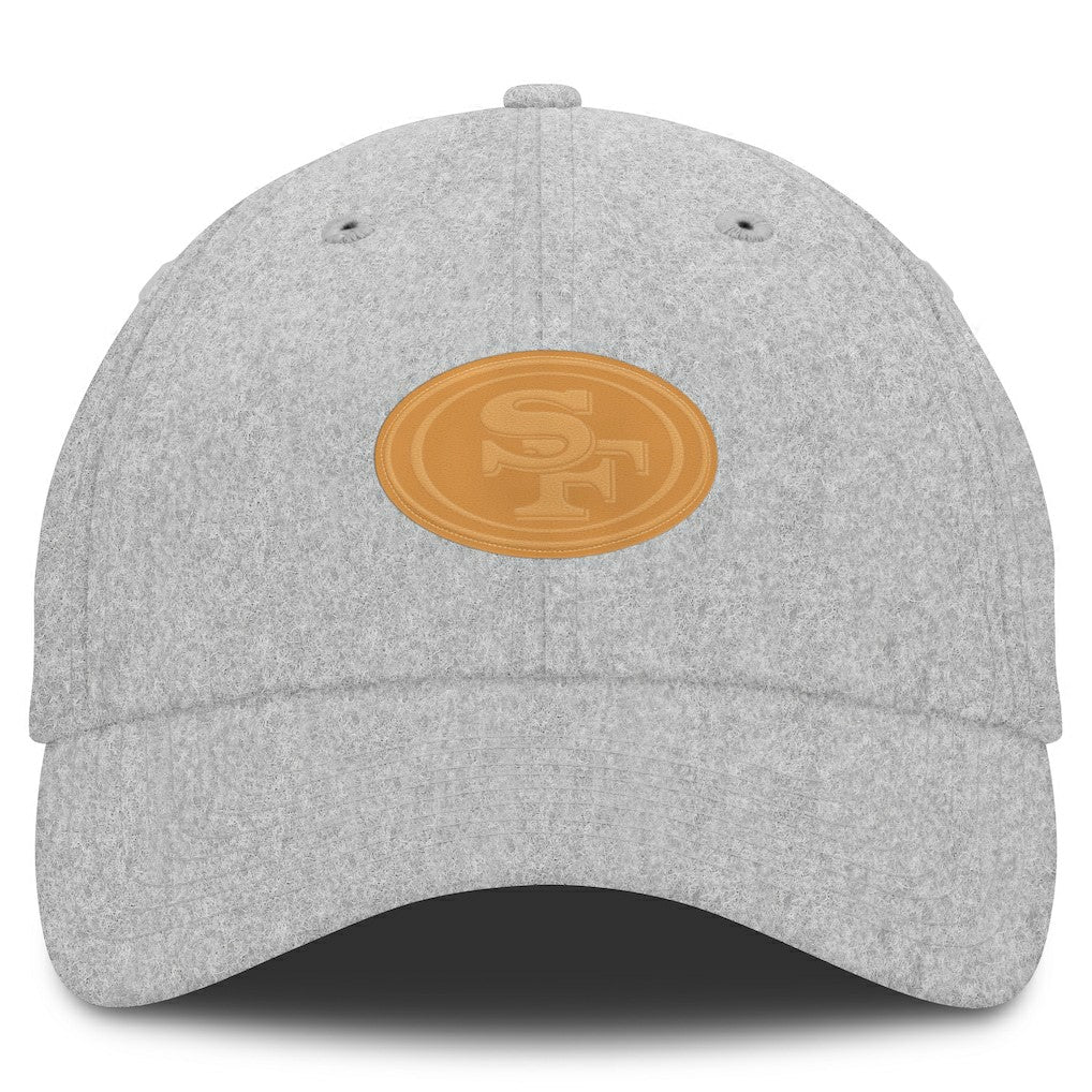 San Francisco 49ers Front Office Adjustable Hat Heather Gray