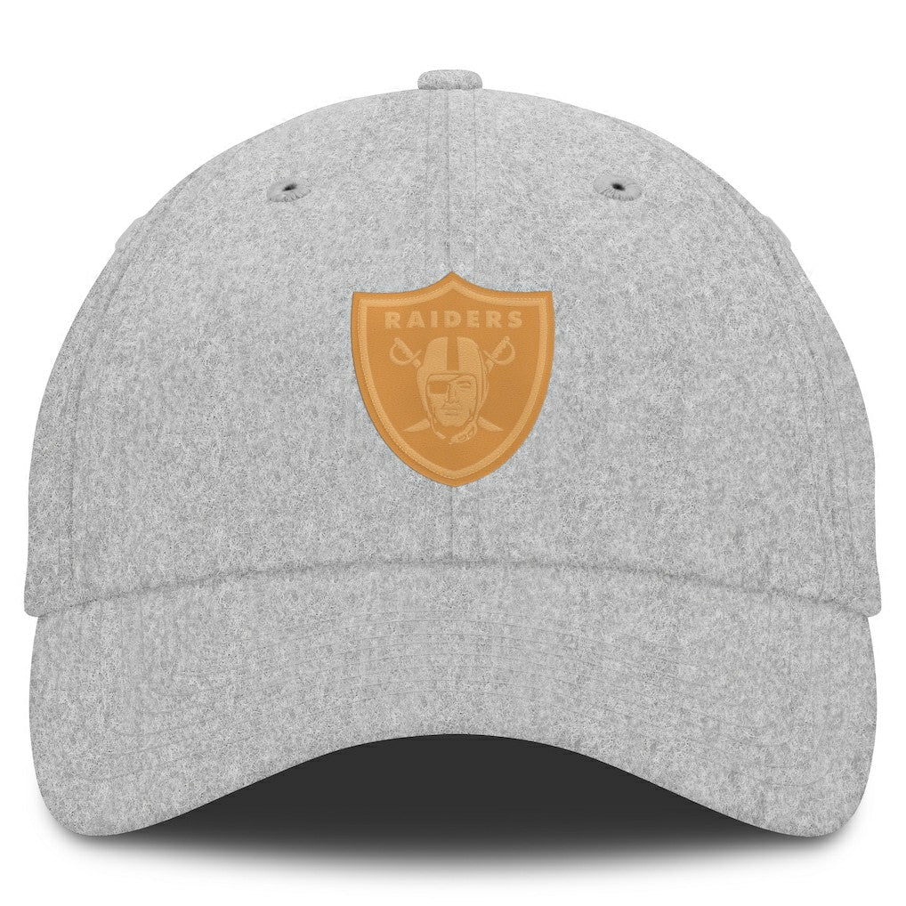 Las Vegas Raiders Front Office Adjustable Hat Heather Gray