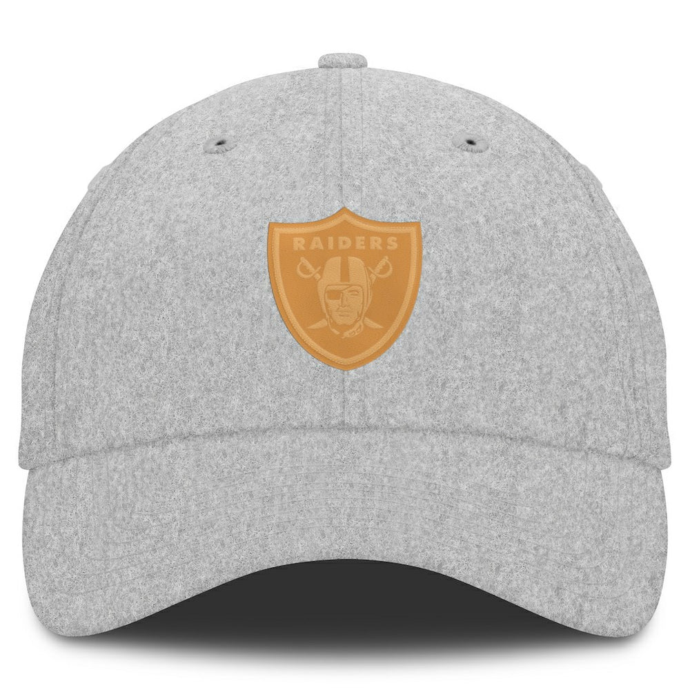 Las Vegas Raiders Front Office Adjustable Hat Heather Gray