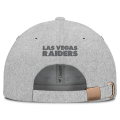 Las Vegas Raiders Front Office Adjustable Hat Heather Gray