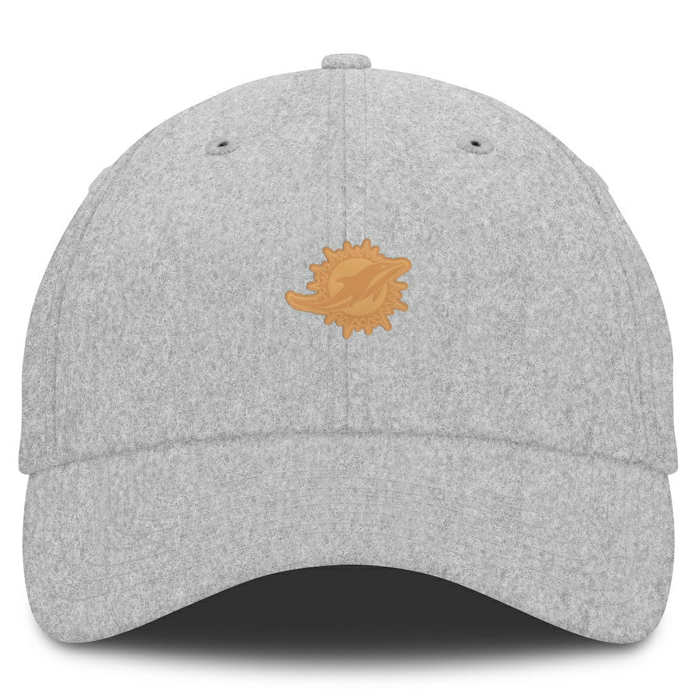 Miami Dolphins Front Office Adjustable Hat Heather Gray