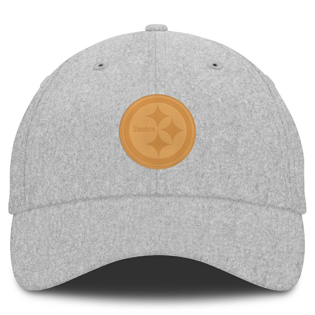 Pittsburgh Steelers Front Office Adjustable Hat Heather Gray