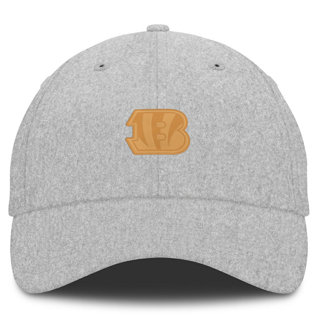 Cincinnati Bengals Front Office Adjustable Hat Heather Gray