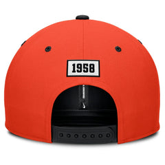 San Francisco Giants Nike Cooperstown Collection Pro Performance Snapback Hat - Orange/Black Hats