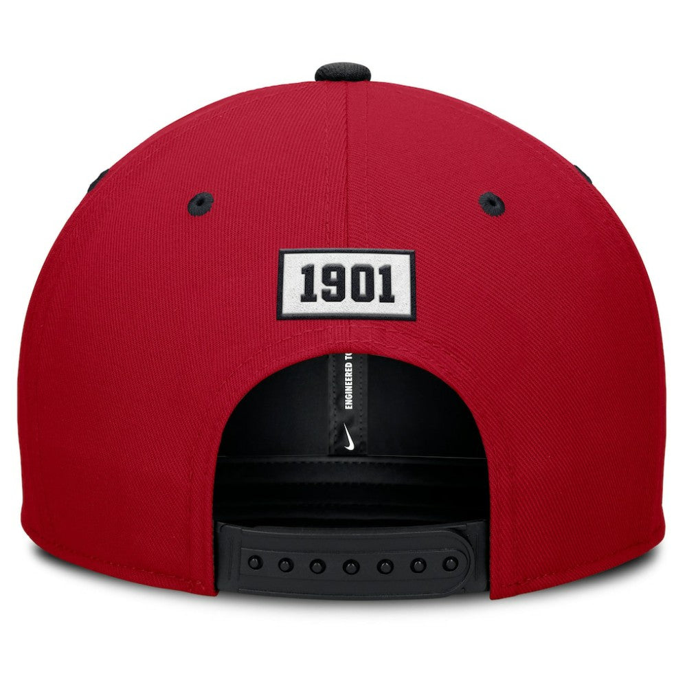 Boston Red Sox Nike Cooperstown Collection Pro Performance Snapback Hat - Red/Navy Hats