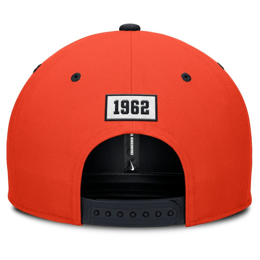 Houston Astros Nike Cooperstown Collection Pro Performance Snapback Hat - Orange/Navy Hats