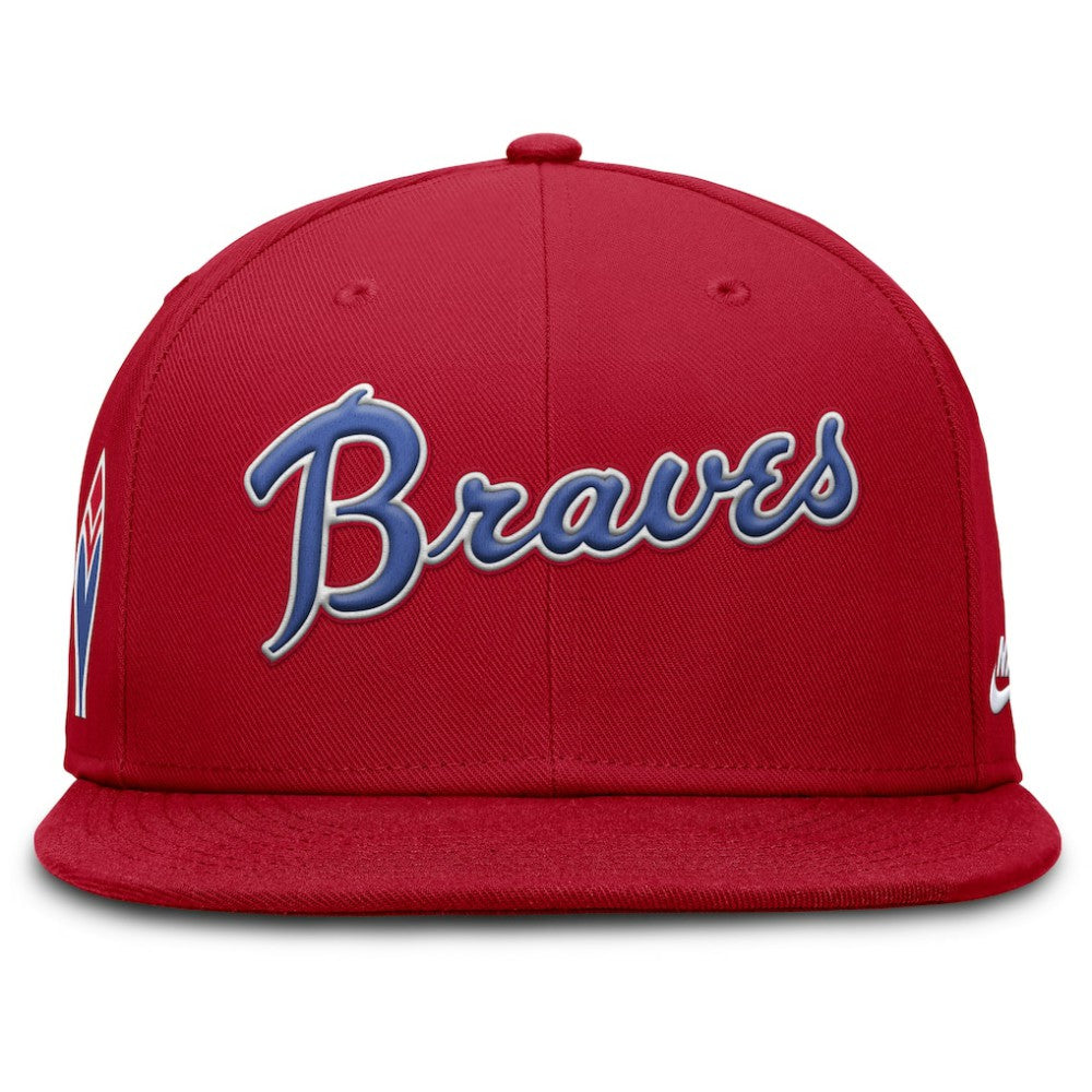 Atlanta Braves Nike Cooperstown True Performance Fitted Hat - Red Hats