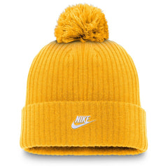 Pittsburgh Pirates Nike Cooperstown Collection Patch Cuffed Knit Hat with Pom - Gold Hats