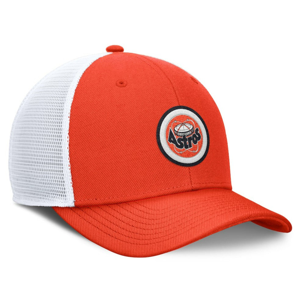 Houston Astros Nike Cooperstown Collection Rise Trucker Adjustable Hat - Orange Hats