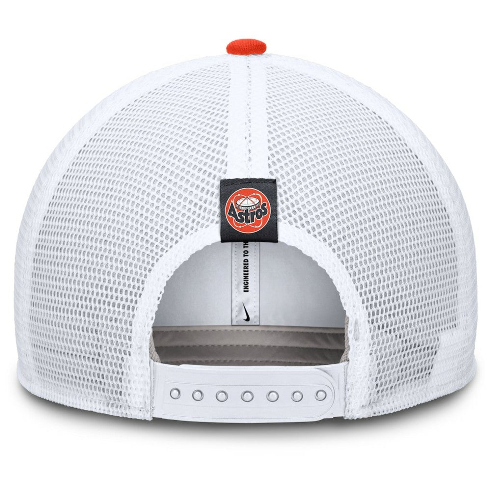 Houston Astros Nike Cooperstown Collection Rise Trucker Adjustable Hat - Orange Hats