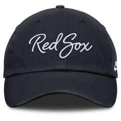 Boston Red Sox Nike Women's Cooperstown Club Script Adjustable Hat - Navy Hats