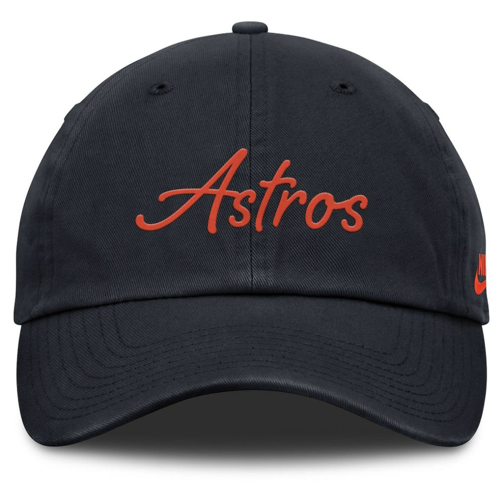 Houston Astros Nike Women's Cooperstown Club Script Adjustable Hat - Navy Hats