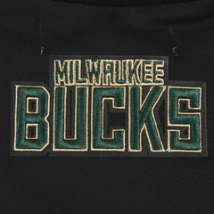 Milwaukee Bucks Pro Standard Women's Area Code Cropped Pullover Sweatshirt Black