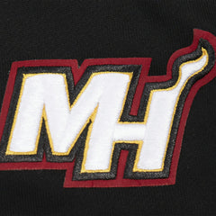 Miami Heat Pro Standard Women's Jewels Cropped Pullover Hoodie Black