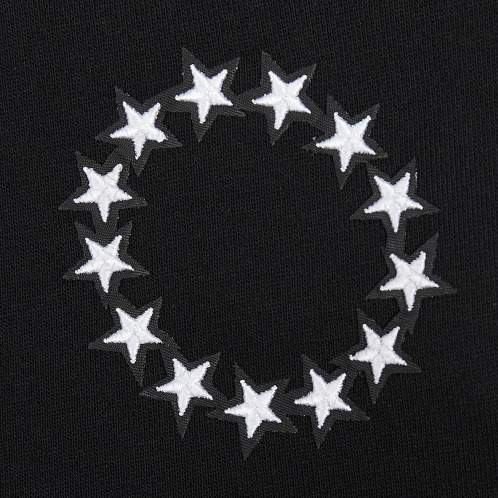 Philadelphia 76ers Pro Standard Women's Jewels Cropped Pullover Hoodie Black