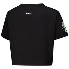 Milwaukee Bucks Pro Standard Women's Jewels Boxy Cropped T-Shirt Black