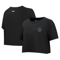 Orlando Magic Pro Standard Women's Jewels Boxy Cropped T-Shirt Black