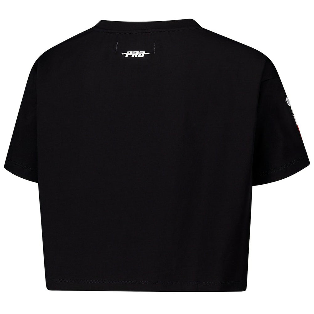 Chicago Bulls Pro Standard Women's Jewels Boxy Cropped T-Shirt Black