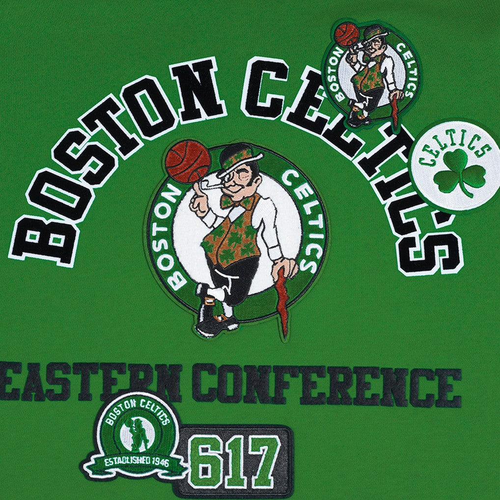 Boston Celtics Pro Standard Area Code Pullover Hoodie Kelly Green