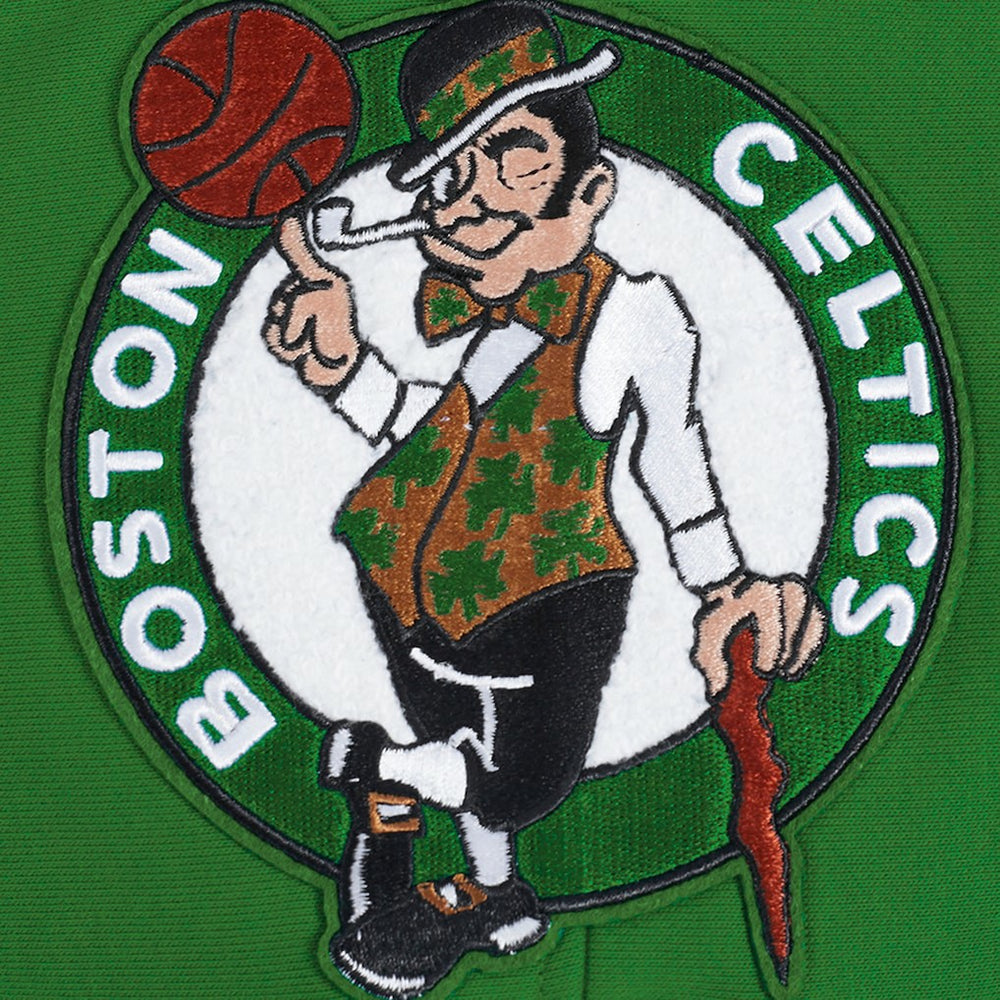 Boston Celtics Pro Standard Area Code Pullover Hoodie Kelly Green