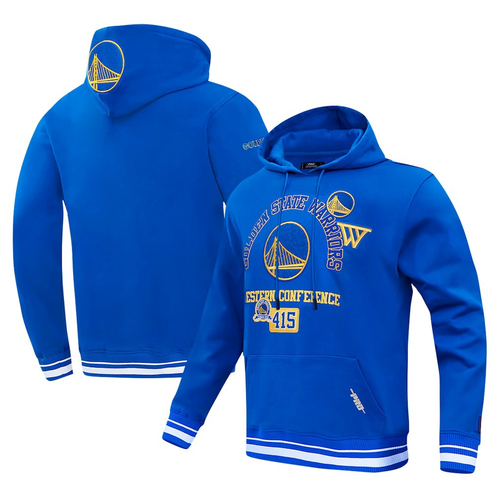 Golden State Warriors Pro Standard Area Code Pullover Hoodie Royal