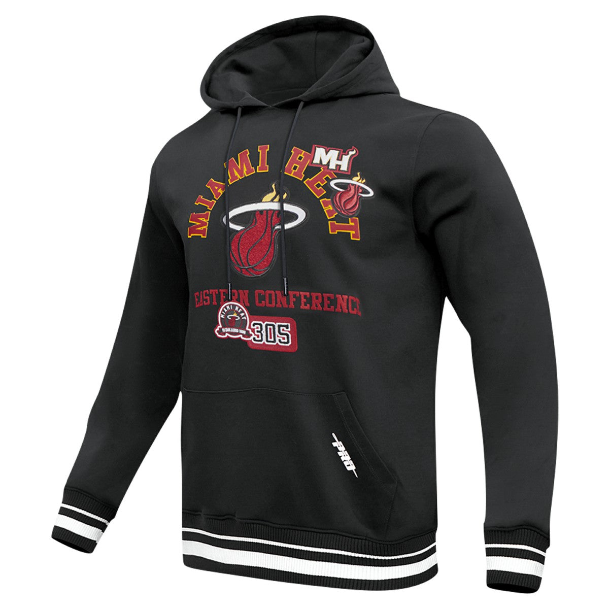 Miami Heat Pro Standard Area Code Pullover Hoodie Black